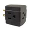 Projex Plug Adapter, Outlet Tap, 5-15P, Brown AB-26/01PRJ - alternate 2